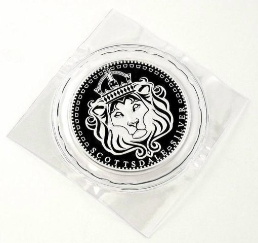 (New) Lion Scottsdale Mint Pure Silver Omnia 1 oz .999・1 Round - Image 3