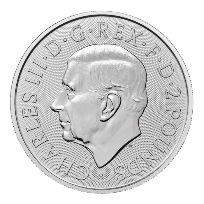 決算大セール イギリス ブリタニア 2ポンド銀貨 １オンス 1998年、1999 ...