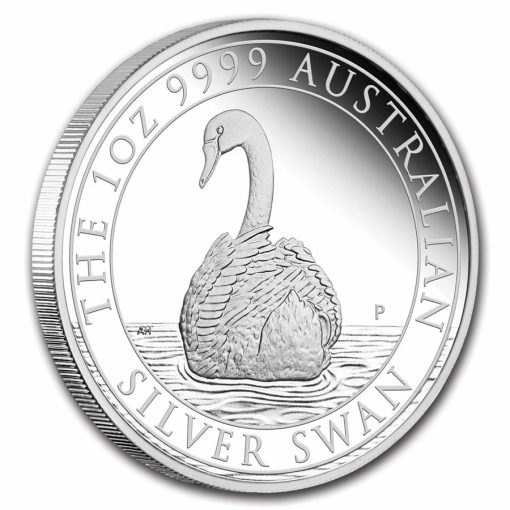 2023年 (新品) オーストラリア「白鳥・ハクチョウ・スワン」純銀 1オンス プルーフ 銀貨 - 画像 (4)