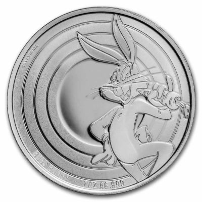 2022年 (新品) サモア「ルーニー テューンズ・バッグス バニー」純銀 1オンス 銀貨
