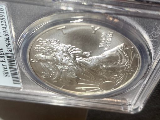 2021 (新品) アメリカ「イーグル・ウオーキング リバティ」(タイプ１) 純銀 1オンス 銀貨 PCGS MS70 (ファーストストライク®) #5033 - 画像 (4)