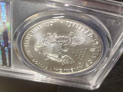 2021 (新品) アメリカ「イーグル・ウオーキング リバティ」(タイプ１) 純銀 1オンス 銀貨 PCGS MS70 (ファーストストライク®) #5034 - 画像 (4)