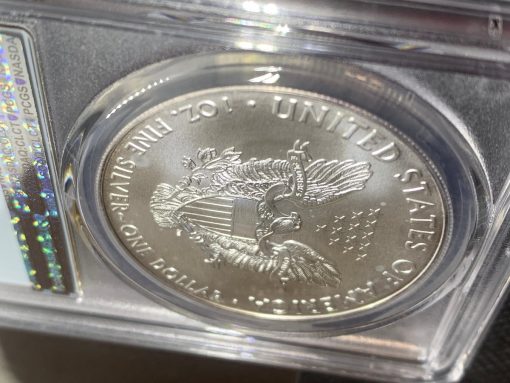 2021 (新品) アメリカ「イーグル・ウオーキング リバティ」(タイプ１) 純銀 1オンス 銀貨 PCGS MS70 (ファーストストライク®) #5033 - 画像 (5)