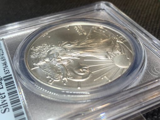 2021 (新品) アメリカ「イーグル・ウオーキング リバティ」(タイプ１) 純銀 1オンス 銀貨 PCGS MS70 (ファーストストライク®) #5034 - 画像 (5)