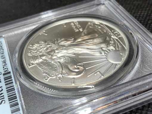 2021 (新品) アメリカ「イーグル・ウオーキング リバティ」(タイプ１) 純銀 1オンス 銀貨 PCGS MS70 (ファーストストライク®) #6589 - 画像 (6)