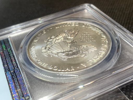 2021 (新品) アメリカ「イーグル・ウオーキング リバティ」(タイプ１) 純銀 1オンス 銀貨 PCGS MS70 (ファーストストライク®) #5036 - 画像 (6)