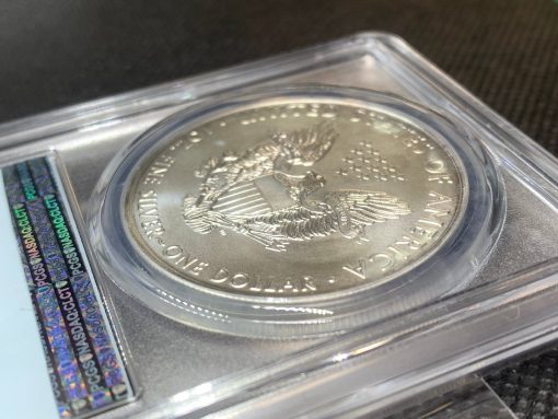 2021 (新品) アメリカ「イーグル・ウオーキング リバティ」(タイプ１) 純銀 1オンス 銀貨 PCGS MS70 (ファーストストライク®) #5035 - 画像 (6)