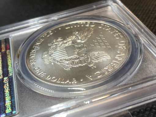 2021 (新品) アメリカ「イーグル・ウオーキング リバティ」(タイプ１) 純銀 1オンス 銀貨 PCGS MS70 (ファーストストライク®) #5033 - 画像 (7)