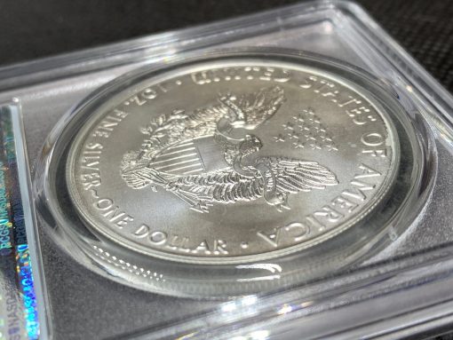 2021 (新品) アメリカ「イーグル・ウオーキング リバティ」(タイプ１) 純銀 1オンス 銀貨 PCGS MS70 (ファーストストライク®) #6589 - 画像 (7)