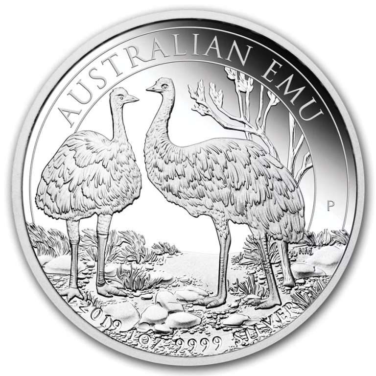 2019 (New) Australian Emu Silver 1 oz Coin - Gold-Ichiba.com