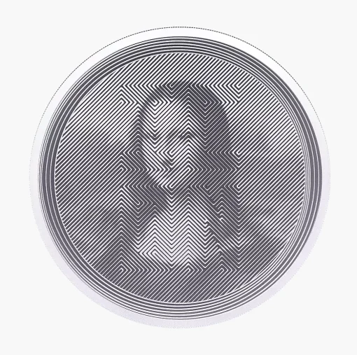 2021 (New) Tokelau Icon Mona Lisa Silver 1 oz Coin