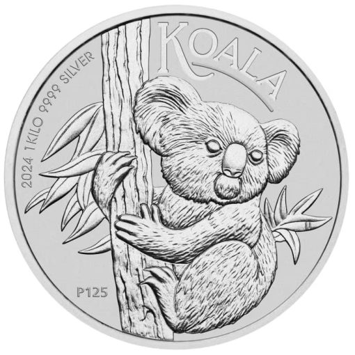 【3 Day Ship】2024 (New) Australian Koala Perth Mint Silver 1 Kilogram Coin