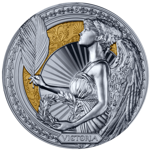 2024 (New) Niue Victoria Silver Black Proof 1 oz Coin - Image 2