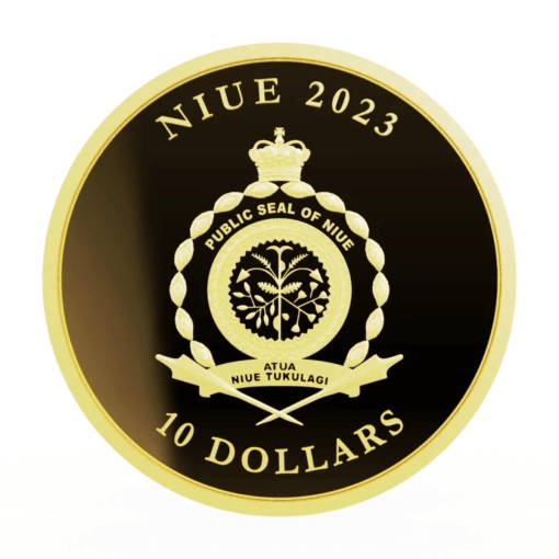 2023 (New) Niue Magnum Opus Gold 1/10 oz Coin - Image 2