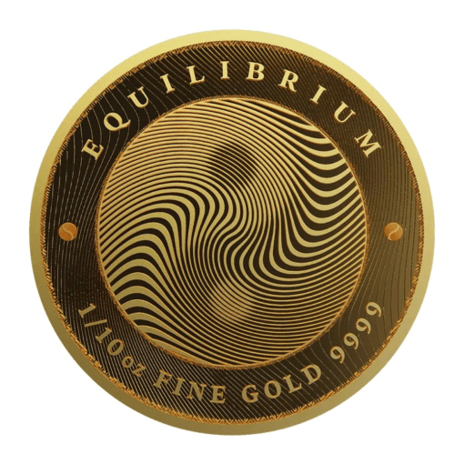 2021 (New) Tokelau Equilibrium Gold 1/10 oz Coin