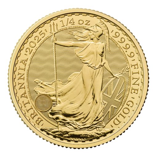 【Backorder】2025 (New) Great Britain Britannia Gold 1/4 oz Coin