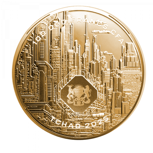 【Backorder】2025 (New) Chad AI Gold 1 oz Coin - Image 2