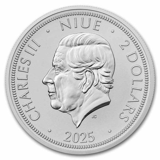 【Backorder】2025 (New) Niue Czech Lion Silver 1 oz Coin - Image 2