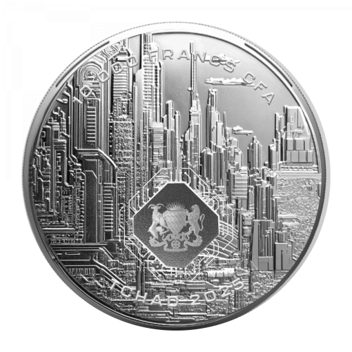 【Backorder】2025 (New) Chad AI Silver 1 oz Coin - Image 2