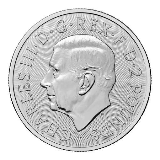 2024年 (新品) イギリス「英国王室の紋章・ライオンとユニコーン」純銀 1オンス 銀貨 - 画像 (2)