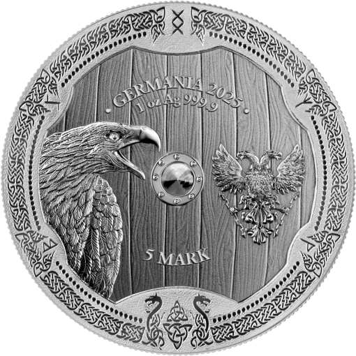 2025 (New) Germania Valkyries Arnhild Silver 1 oz Coin - Image 2