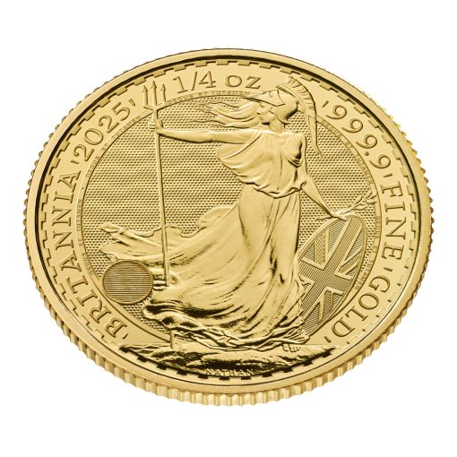 【Backorder】2025 (New) Great Britain Britannia Gold 1/4 oz Coin - Image 3