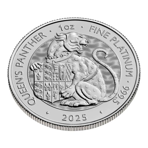 【Backorder】2025 (New) Great Britain The Royal Tudor Beasts The Queen’s Panther Platinum 1 oz Coin - Image 3