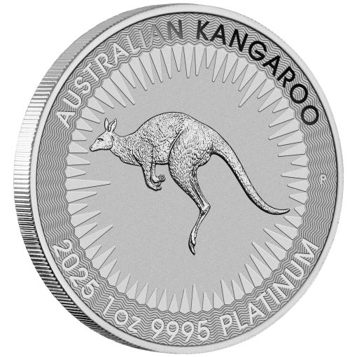 【3 Day Ship】2025 (New) Australian Kangaroo Platinum 1 oz Coin - Image 3