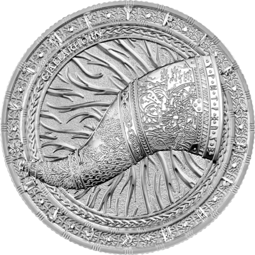 2024 (New) Germania Artefacts Gjallarhorn Silver 1 oz Coin