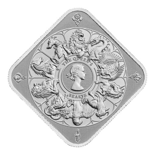 【Backorder】(New) Great Britain Queens Beast Completer Silver 1 oz Bar