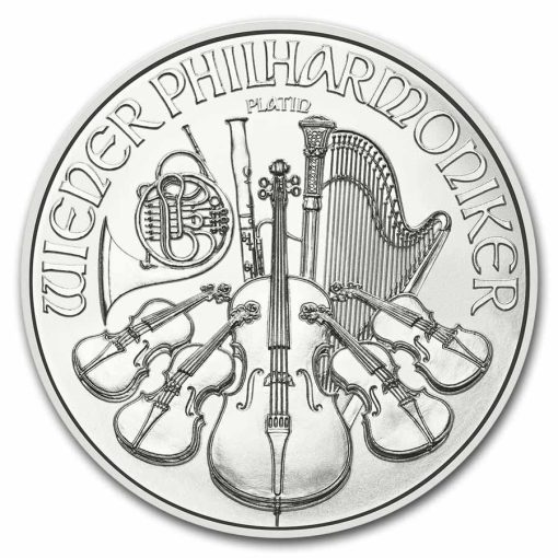 2025 (New) Austrian Philharmonic Platinum 1/25 oz Coin