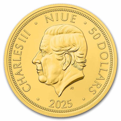 【Backorder】2025 (New) Niue Czech Lion Gold 1 oz Coin - Image 2