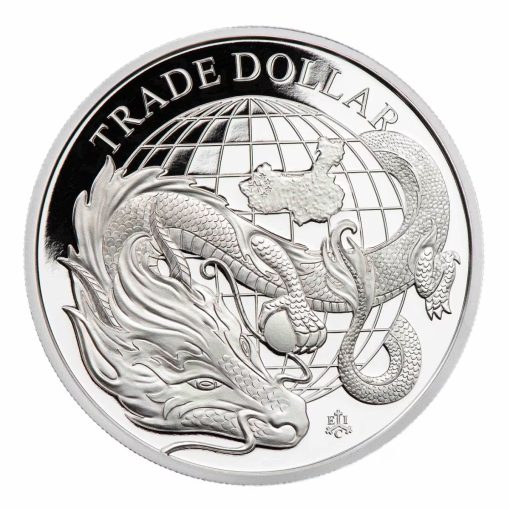 2021 (New) St Helena Modern Chinese Trade Dollar Silver 1 oz Proof Coin - Image 2