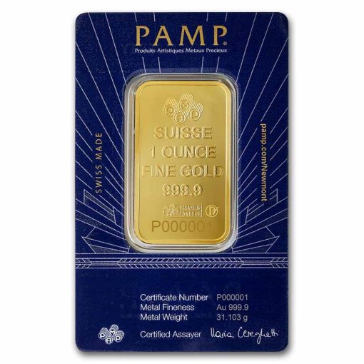 【3 Day Ship】(New) Swiss Pamp Lady of Liberty Gold 1 oz Bar - Image 2