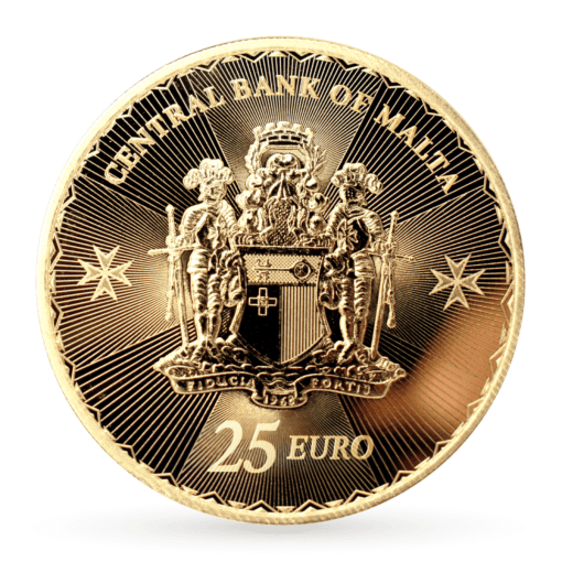 2025 (New) Malta Maltese Cross Gold 1/4 oz Coin - Image 2