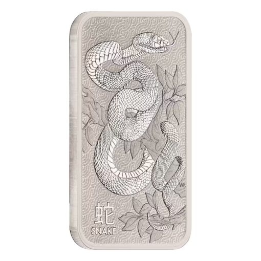 2025年 (新品) オーストラリア「干支 十 二支・巳年 蛇年」純銀 1オンス バー - 画像 (3)