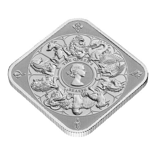 【Backorder】(New) Great Britain Queens Beast Completer Silver 1 oz Bar - Image 3