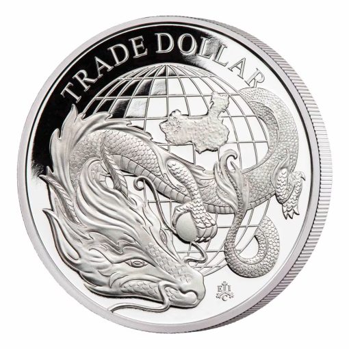 2021 (New) St Helena Modern Chinese Trade Dollar Silver 1 oz Proof Coin - Image 4