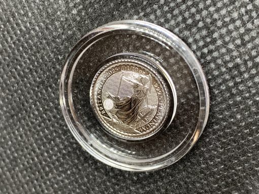 2025年 (新品) イギリス「ブリタニア」白金 純プラチナ 1/10オンス プラチナ貨 #10852 - 画像 (2)