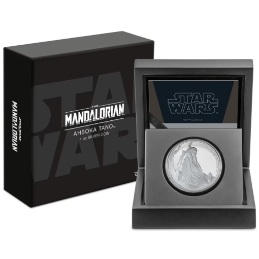 2022 (New) Niue Star Wars Mandalorian Classic Ahsoka Tano Silver 1 oz Proof Coin
