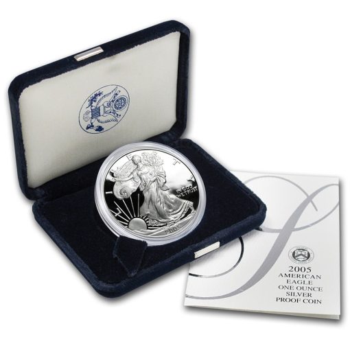 2005 (New) American Eagle Walking Liberty Silver 1 oz Proof Coin