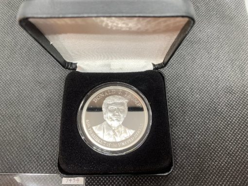 (New)「President Donald J. Trump」Silver 1 oz Proof Round #7434
