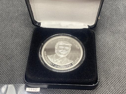 (New)「President Donald J. Trump」Silver 1 oz Proof Round #7990