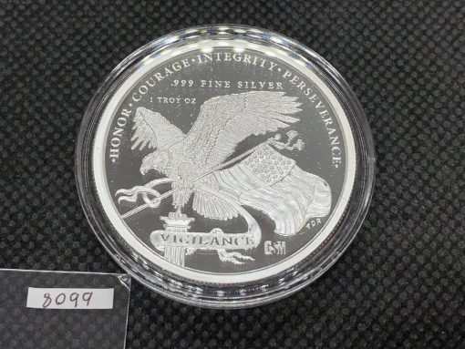 (New)「President Donald J. Trump」Silver 1 oz Proof Round #8099 - Image 2