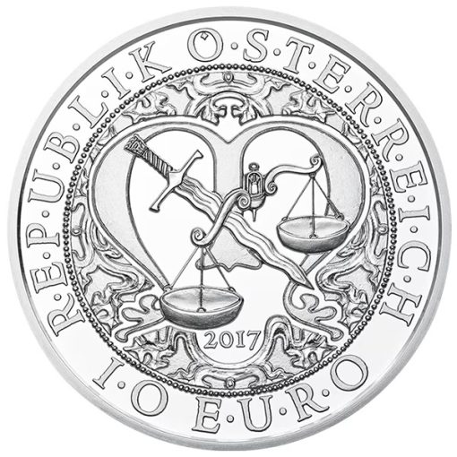 2017 (New) Austria Michael The Protecting Angel Silver 1/2 oz Proof Coin - Image 2