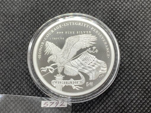 (新品) アメリカ「ドナルド・J・トランプ大統領」純銀 1オンス プルーフ メダル #5792 - 画像 (3)
