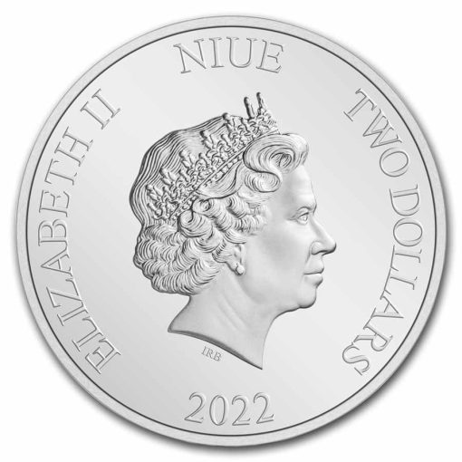 2022 (New) Niue Star Wars Mandalorian Classic Ahsoka Tano Silver 1 oz Proof Coin - Image 3