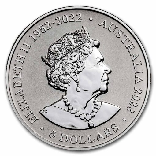 2023年 (新品) オーストラリア「シワハイルカ・ドルフィン」純銀 1オンス ハイリリーフ プルーフ 銀貨 - 画像 (3)
