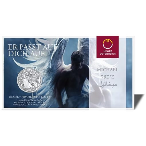 2017 (New) Austria Michael The Protecting Angel Silver 1/2 oz Proof Coin - Image 3