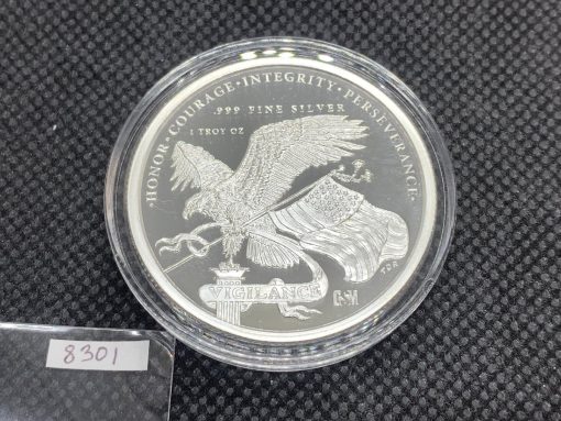 (New)「President Donald J. Trump」Silver 1 oz Proof Round #8301 - Image 3